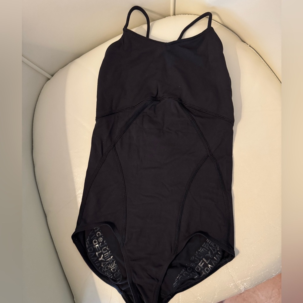 Ivivva black leotard, size 10, pre-loved. My daughter is original owner.